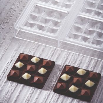 Molde de policarbonato tableta chocolate Mini Moulin de Pavoni PC5014FR