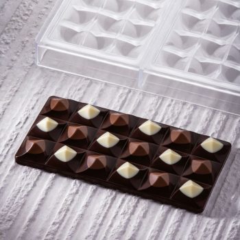 Molde de policarbonato tableta chocolate Moulin de Pavoni PC5009FR