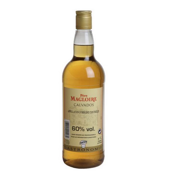 1L CALVADOS PERE MAGLOIRE , CELLIER DU MANOIR 60º Soc Chef