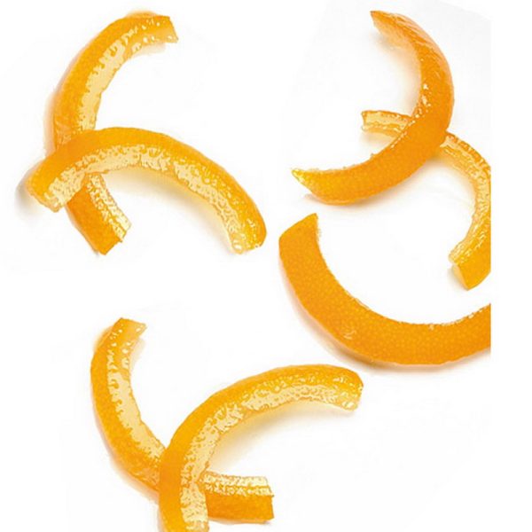 1,5kg Tiras de piel de naranja curvada Soc Chef