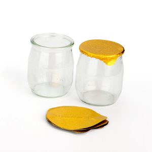 TAPA DORADA TERMOSELLABLE XS (YOGUR DE 120 ML) - 100% CHEF