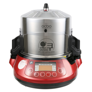 OCOO - MAQUINA DE DOBLE PRESION Y COCCION AUTOMATICA ROJO
