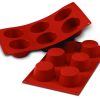 MOLDE SILICONA 6 MUFFINS