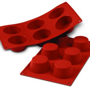 MOLDE SILICONA 6 MUFFINS
