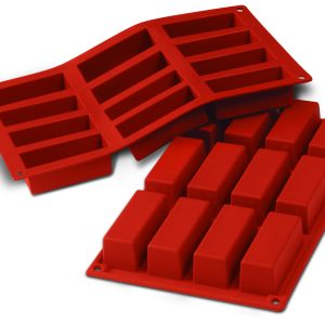 MOLDE SILICONA 12 MINI CAKES