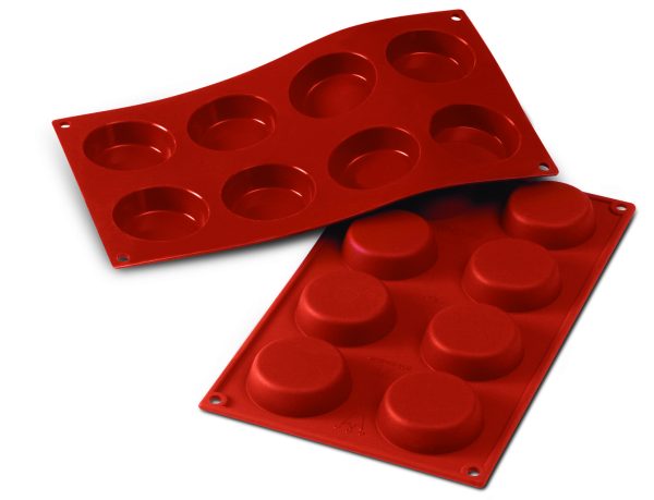 MOLDE SILICONE 8 REDONDOS