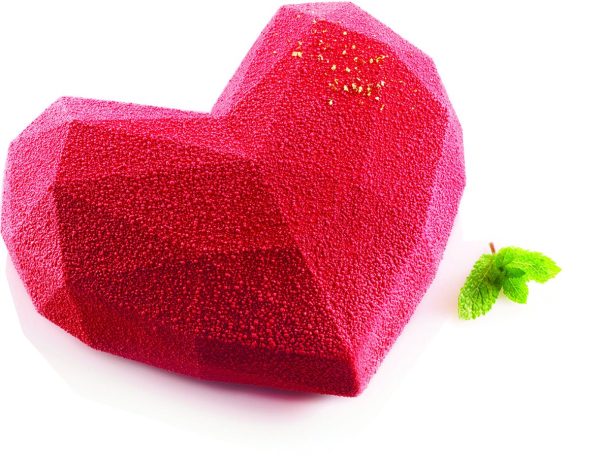 MOLDE SILICONA 6 CORAZONES ORIGAMI - Imagen 3