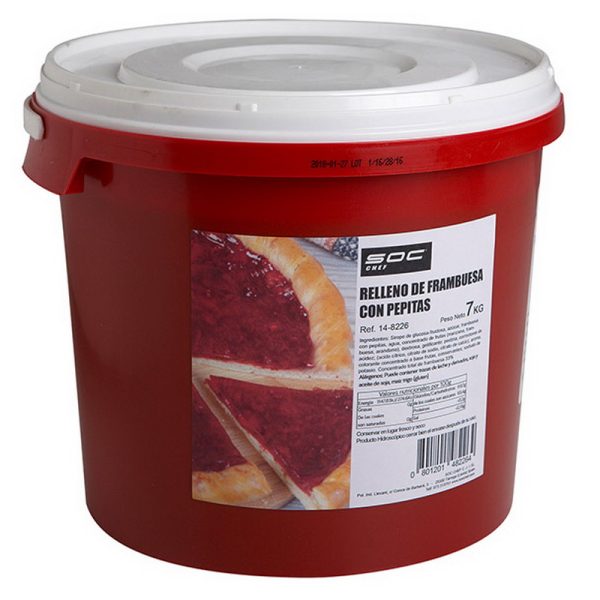 3 kg Relleno Frambuesa con pepita  horneable