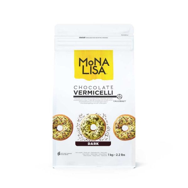 FIDEO CHOCOLATE NEGRO 1 KG MONALISA - Imagen 3