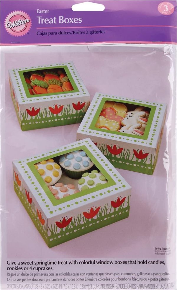 CAJA PARA 4 CUPCAKES WILTON