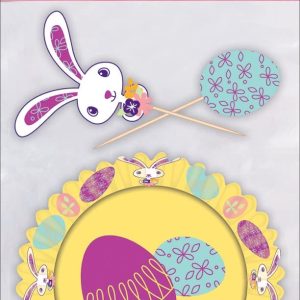 SET CAPSULAS CUPCAKES PASCUA 24 UND