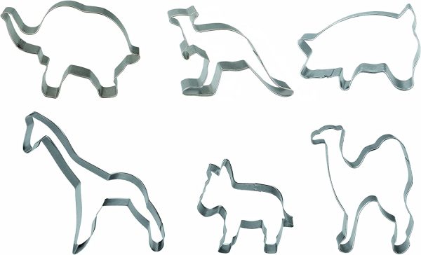 SET CORTAPASTA ANIMALES SELVA 6 UND