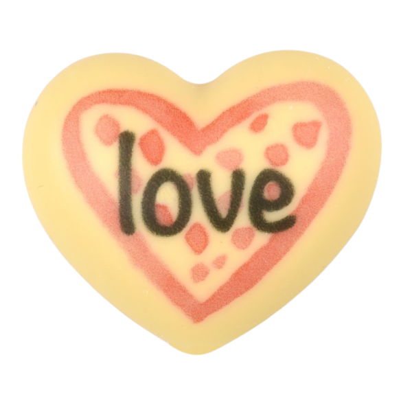 CORAZÓN SAN VALENTÍN CHOCO BCO C/72U - Imagen 4