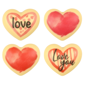 CORAZÓN SAN VALENTÍN CHOCO BCO C/72U