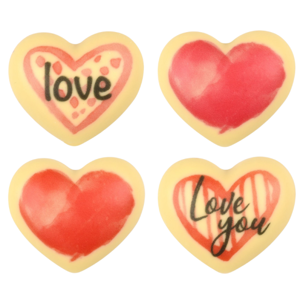 CORAZÓN SAN VALENTÍN CHOCO BCO C/72U