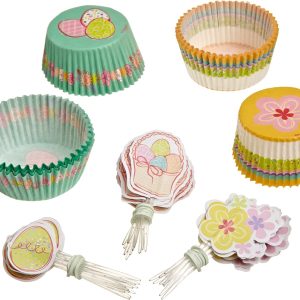 KIT CAPSULAS CUPCAKES PASCUA 48UD