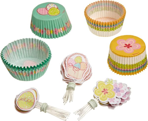KIT CAPSULAS CUPCAKES PASCUA 48UD