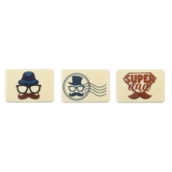 TARJETA CHOC.BCO SUPER DAD C/64U