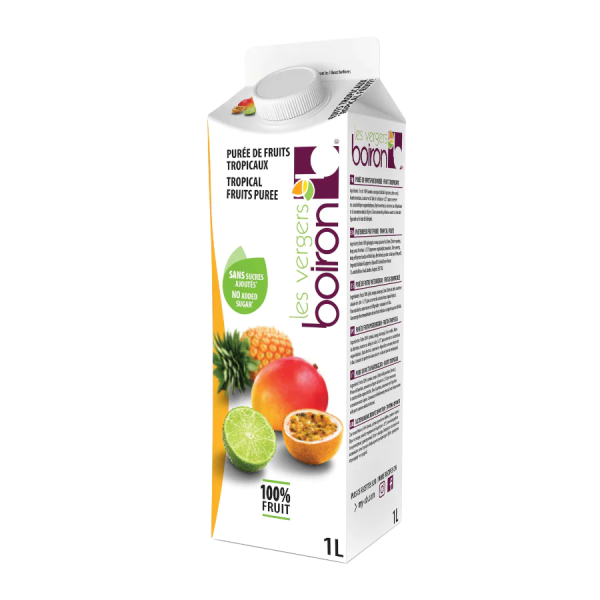 PURE FRUTOS TROPICALES 100% fruta pasteurizada Les Verges Boiron 1L