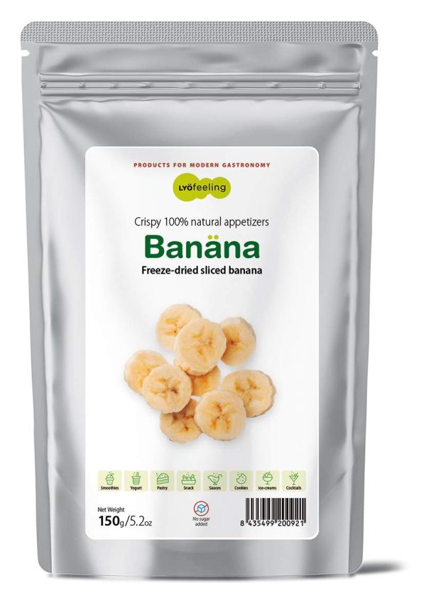 LIOFILIZADO BANANA RODAJAS TOUFOOD 120 G