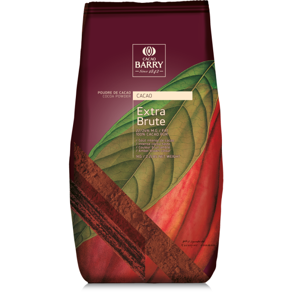 EXTRA BRUTE CACAO EN POLVO BARRY BOLSA DE 1 KG