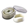 CAJA 7 CORTADORES OVALADOS POLYGLASS