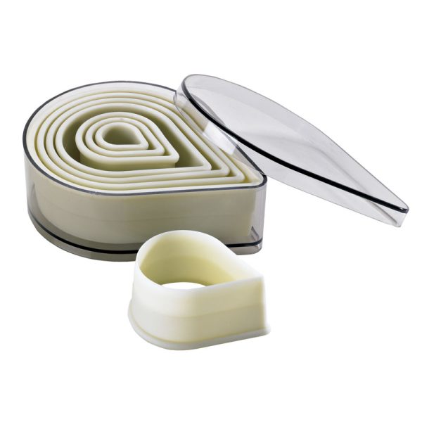 CAJA 8 CORTADORES LAGRIMA LISOS POLYGLASS