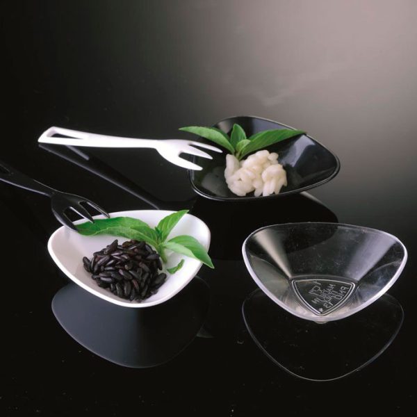 MINI PLATO TRASPARENTE P/100PCS - MARTELLATO - Imagen 2