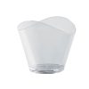 VASITO WAVE TRANSPARENTE - CAP. 120 ML PACK 100 PCS - MARTELLATO