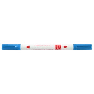 ROTULADOR DOBLE PUNTA AZUL CLARO Modecor