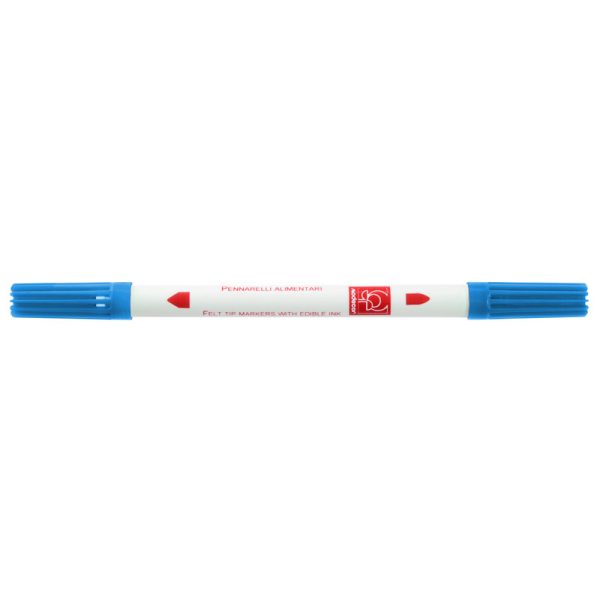 ROTULADOR DOBLE PUNTA AZUL CLARO Modecor