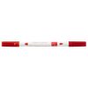 ROTULADOR CON DOBLE PUNTA ROJO Modecor