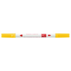 ROTULADOR DOBLE PUNTA AMARILLO Modecor