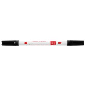 ROTULADOR DOBLE PUNTA NEGRO Modecor