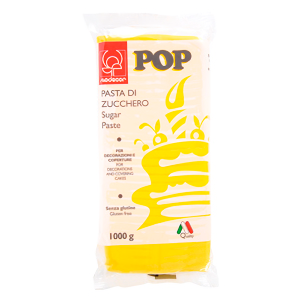 FONDANT 1KG POP AMARILLO SOL MODECOR