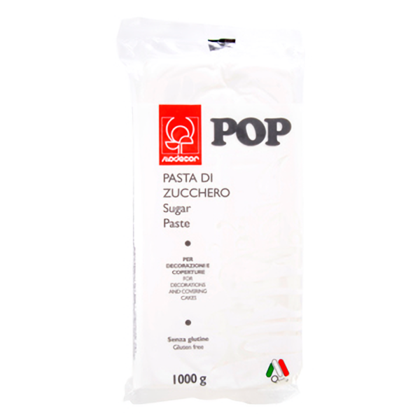 FONDANT 1KG POP BLANCO MODECOR