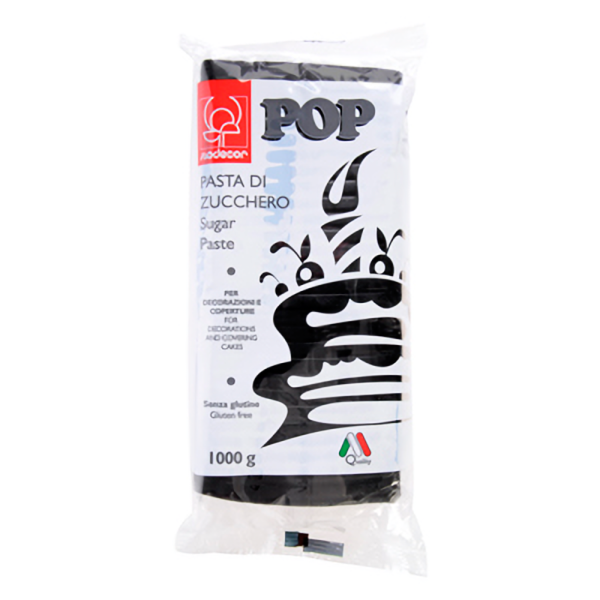 FONDANT 1KG POP NEGRO MODECOR