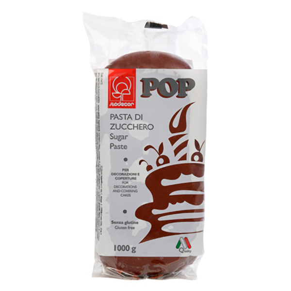 FONDANT POP 1KG MARRÓN MODECOR