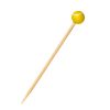 PICKS DE BAMBÚ CON DECORACIÓN DEPORTIVA - TENIS - PACKNWOOD