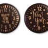 RELOJ CHOCO NEGRO Y ORO 2MOD 48U