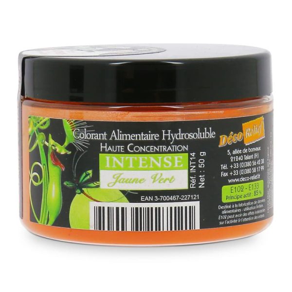 COLORANTE INTENSO AMARILLO VERDE POLVO HIDRO 50GR