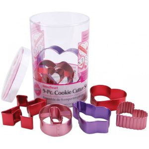 PACK 9 CORTANTES GALLETAS SAN VALENTIN