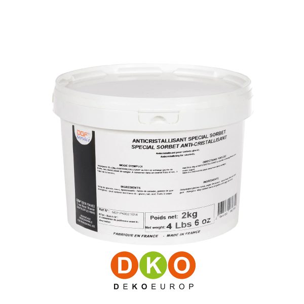 ANTICRISTALIZANTE PARA SORBETE 2 KG