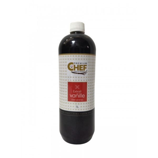 EXTRACTO VAINILLA LIQUIDO C/GRANO  1L