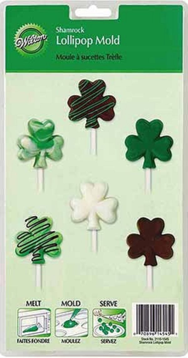MOLDES TREBOL PARA CHOCOLATE