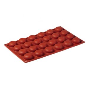 Molde de silicona Pavoni 24 Pomponettes