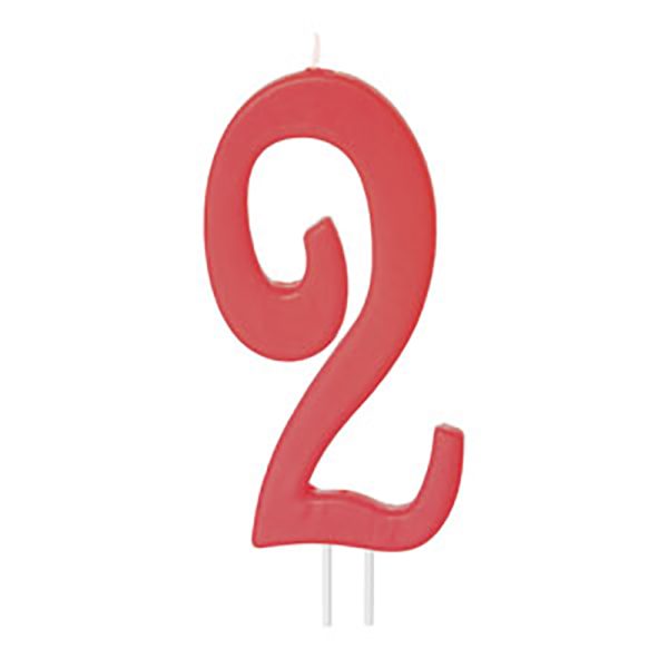 VELA ROJA H12 CM Nº 2                  