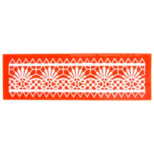 MOLDE SILICONA EN RELIEVE MERLETTO MODECOR