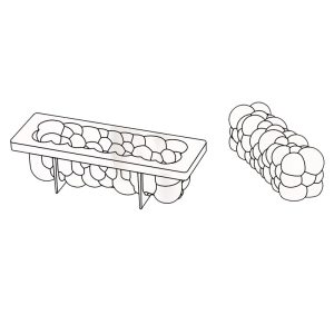 Alternative view of Molde de silicona 3D Atomic