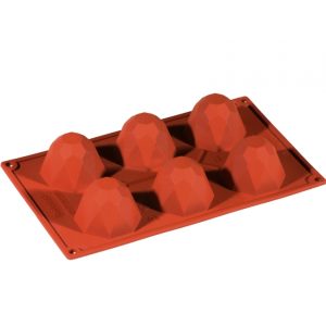 MOLDE SILICONA 6 DIAMANTE